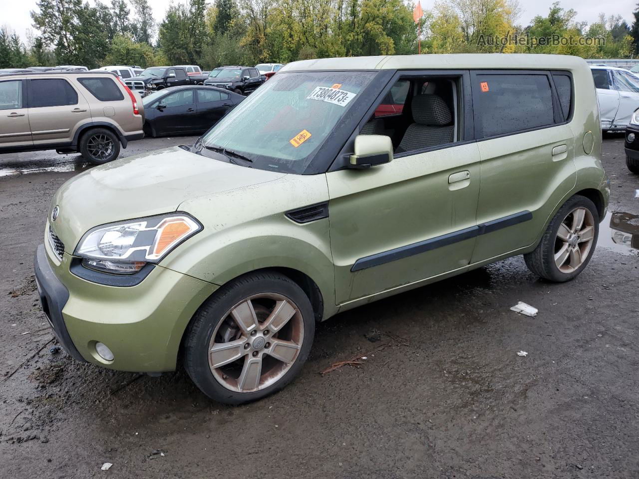 2010 Kia Soul + Green vin: KNDJT2A26A7179693