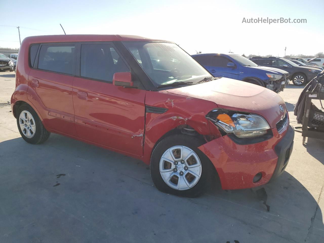 2010 Kia Soul + Red vin: KNDJT2A27A7036798