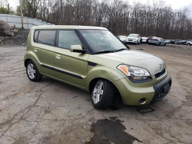 2010 Kia Soul + Green vin: KNDJT2A27A7161087