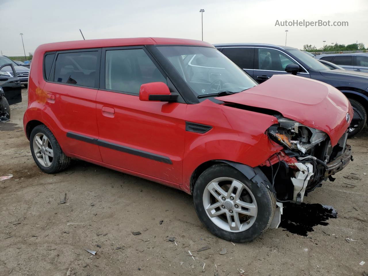 2010 Kia Soul + Красный vin: KNDJT2A29A7119567