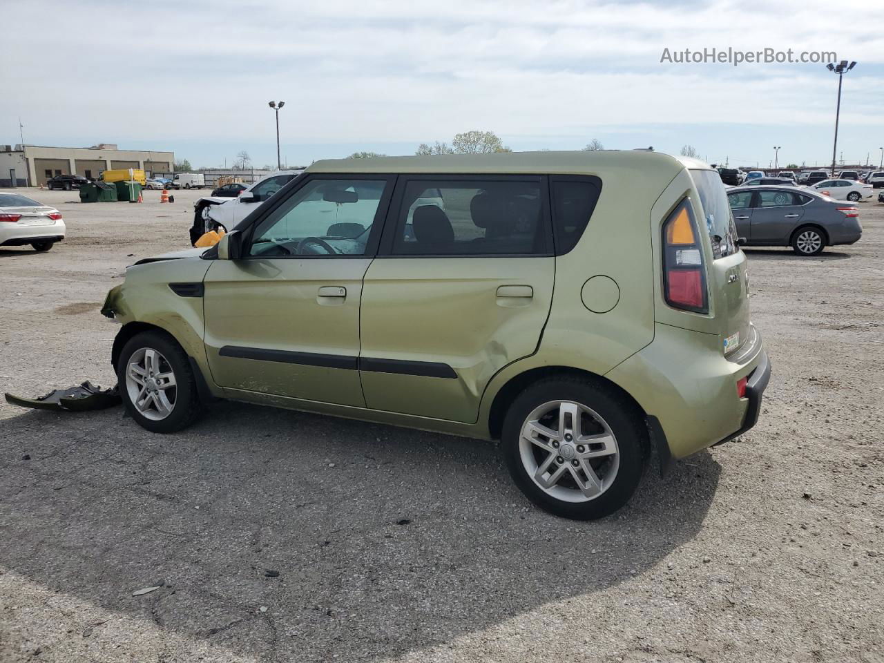 2010 Kia Soul + Green vin: KNDJT2A29A7139494