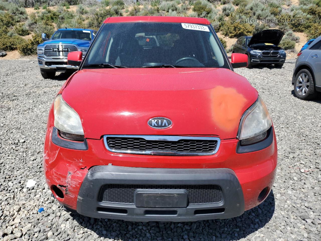 2010 Kia Soul + Красный vin: KNDJT2A29A7145831