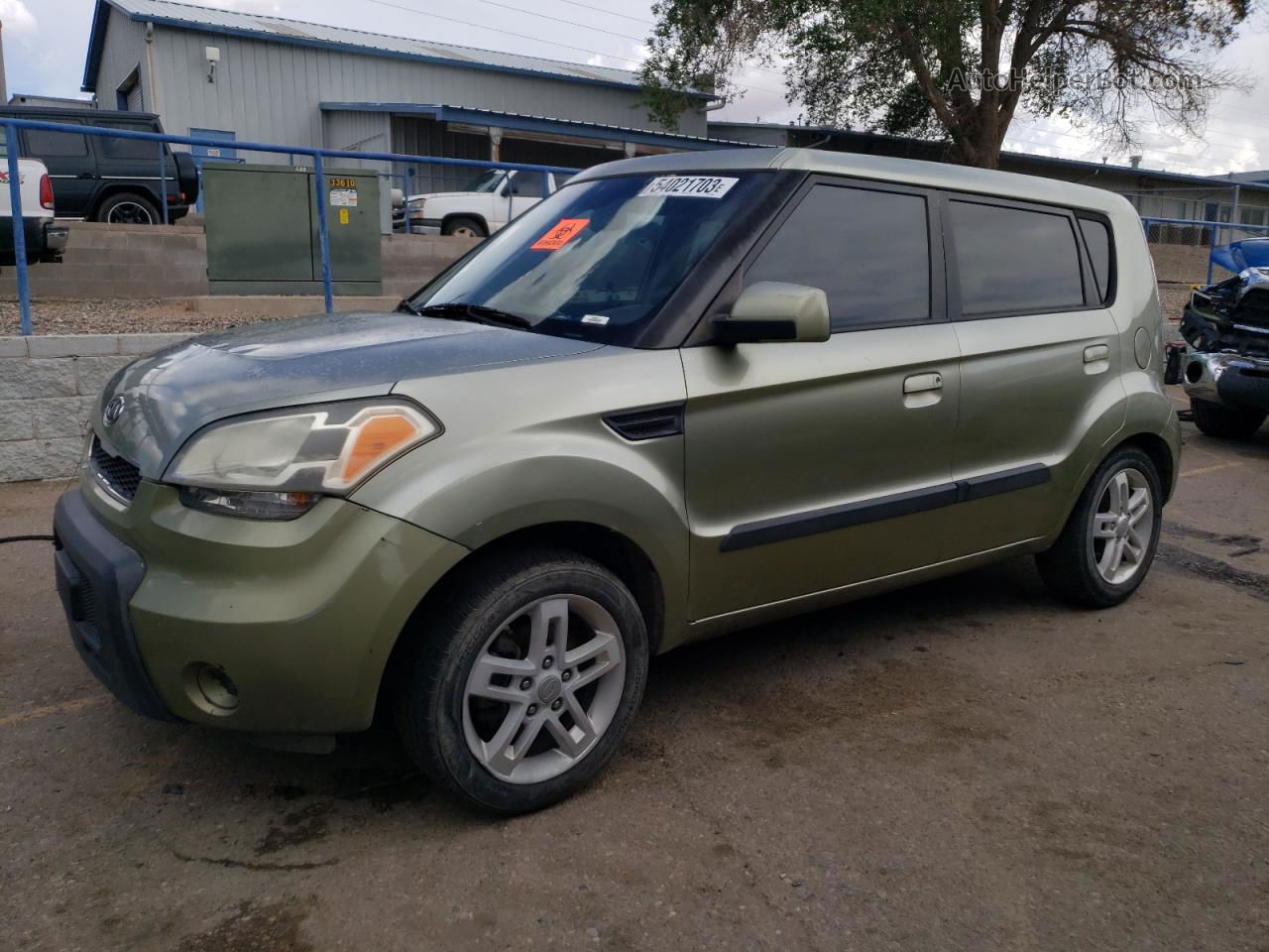 2010 Kia Soul + Зеленый vin: KNDJT2A29A7162936