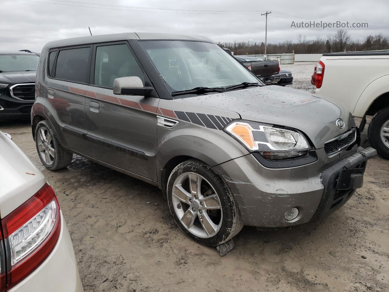 2010 Kia Soul + Gray vin: KNDJT2A29A7175766