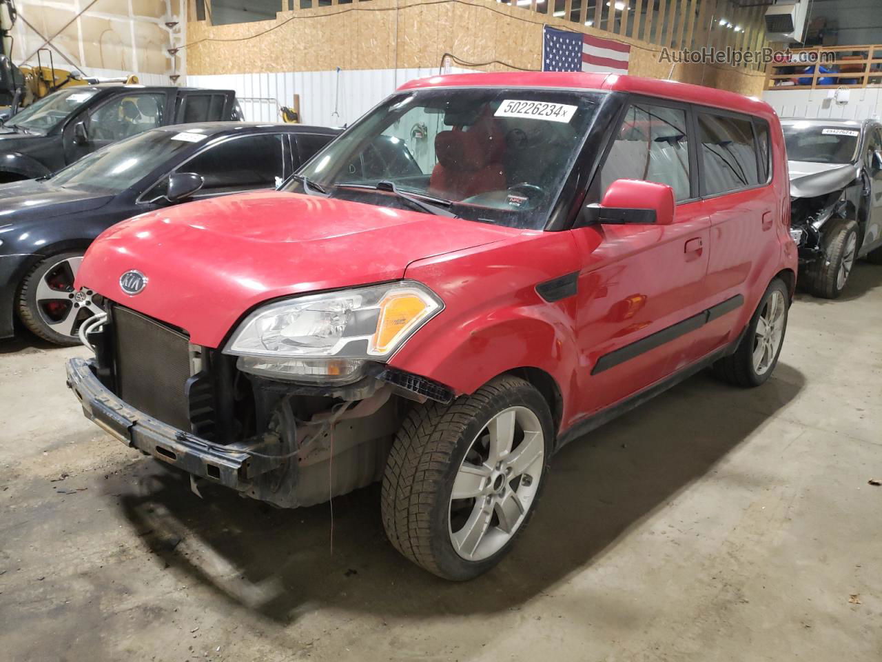 2010 Kia Soul + Red vin: KNDJT2A29A7177615