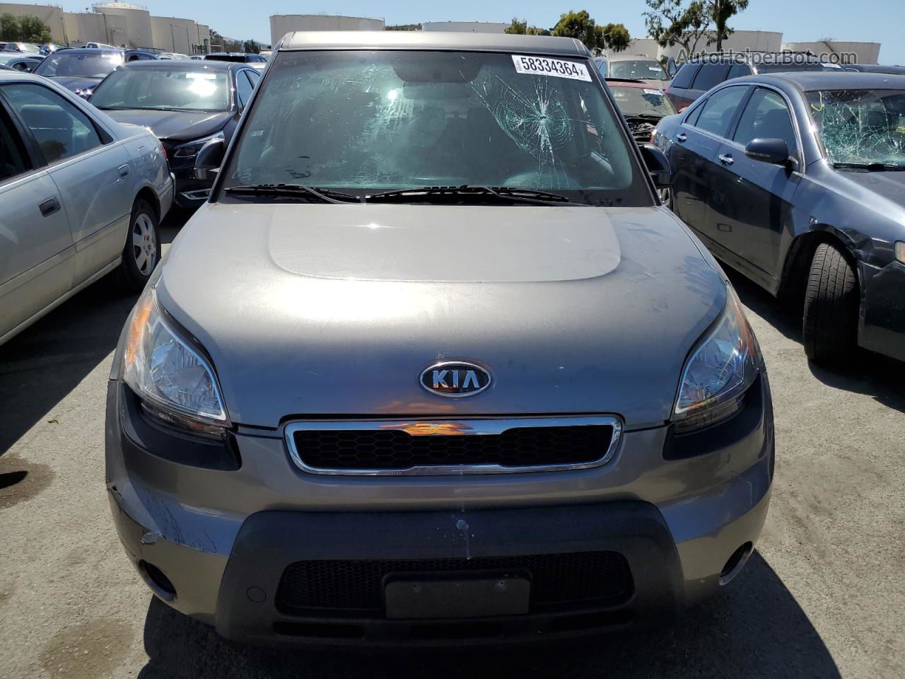 2010 Kia Soul + Silver vin: KNDJT2A2XA7151458