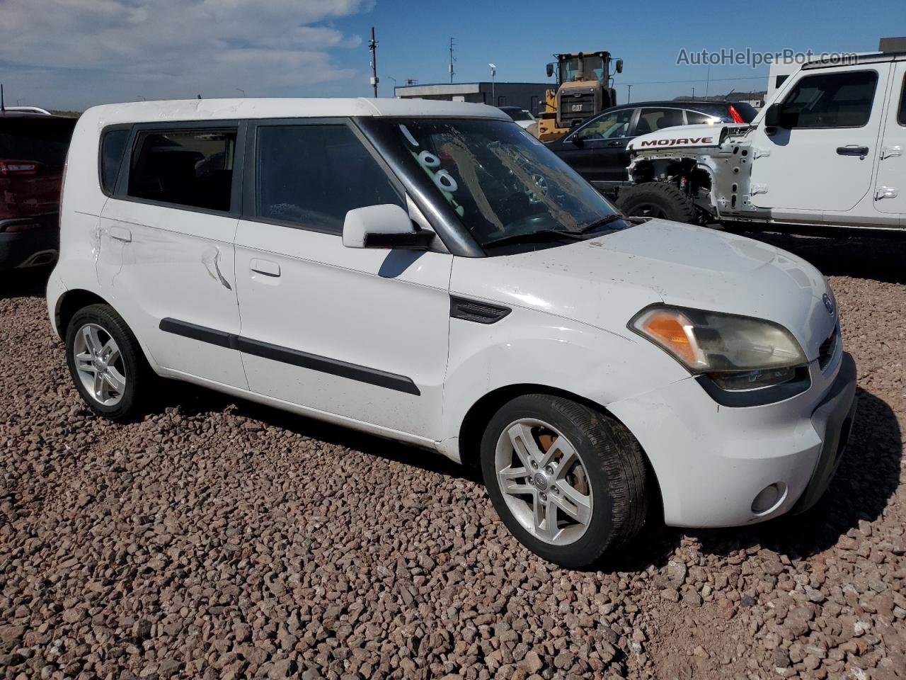 2010 Kia Soul + White vin: KNDJT2A2XA7160841