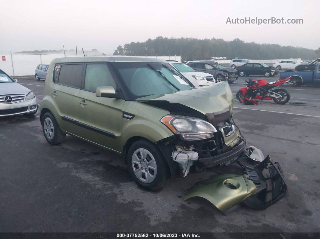 2012 Kia Soul Base Green vin: KNDJT2A50C7450812