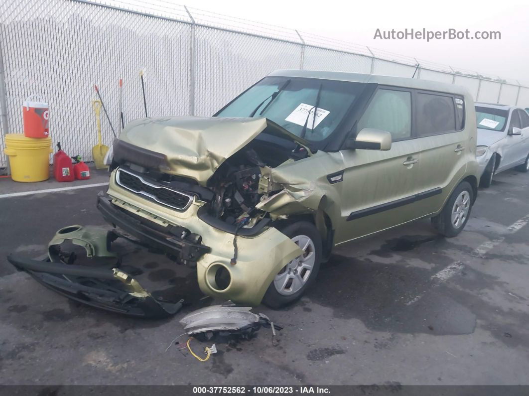 2012 Kia Soul Base Green vin: KNDJT2A50C7450812