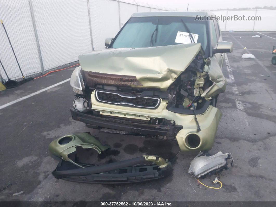 2012 Kia Soul Base Green vin: KNDJT2A50C7450812