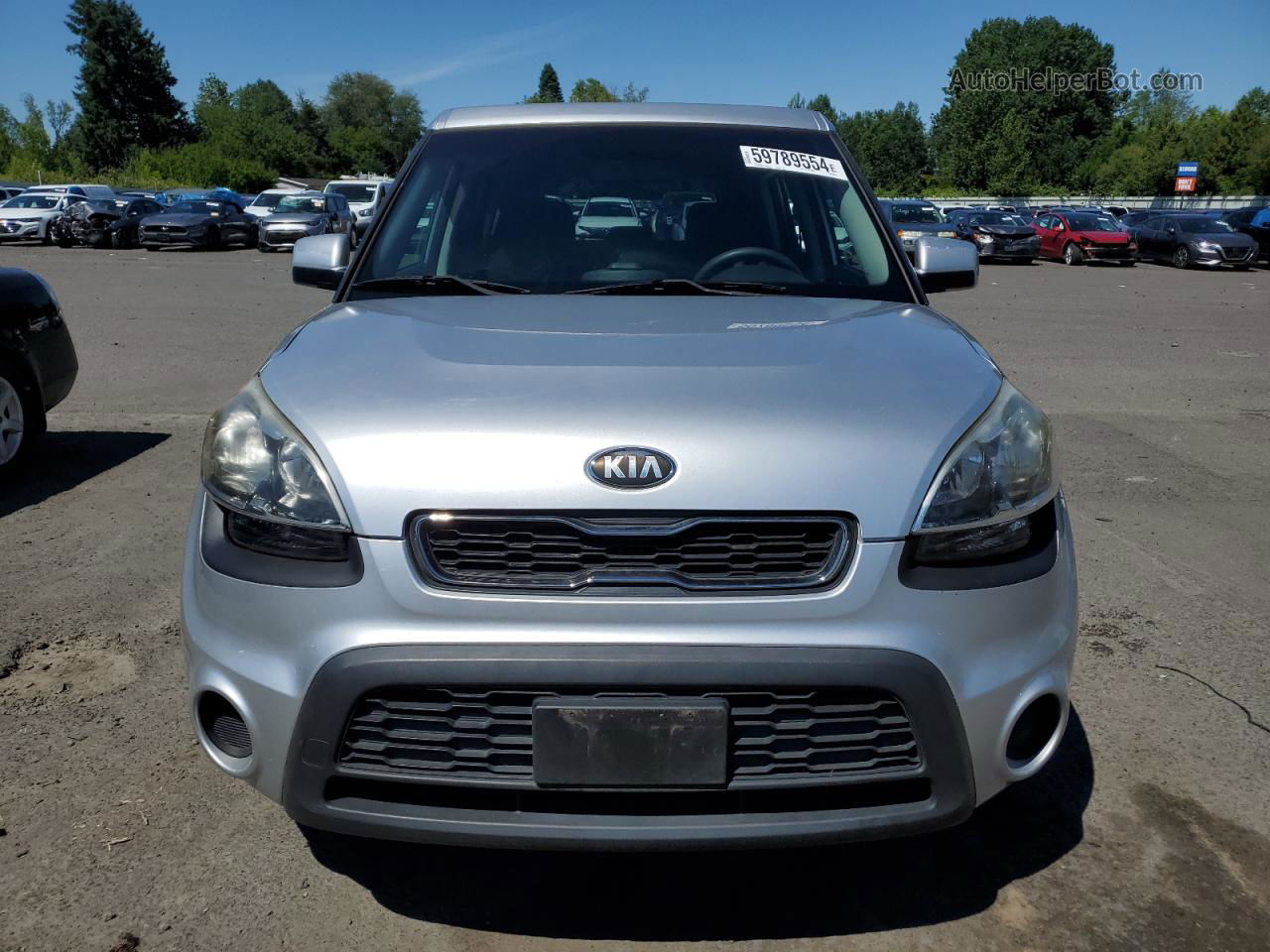 2013 Kia Soul  Silver vin: KNDJT2A50D7568179