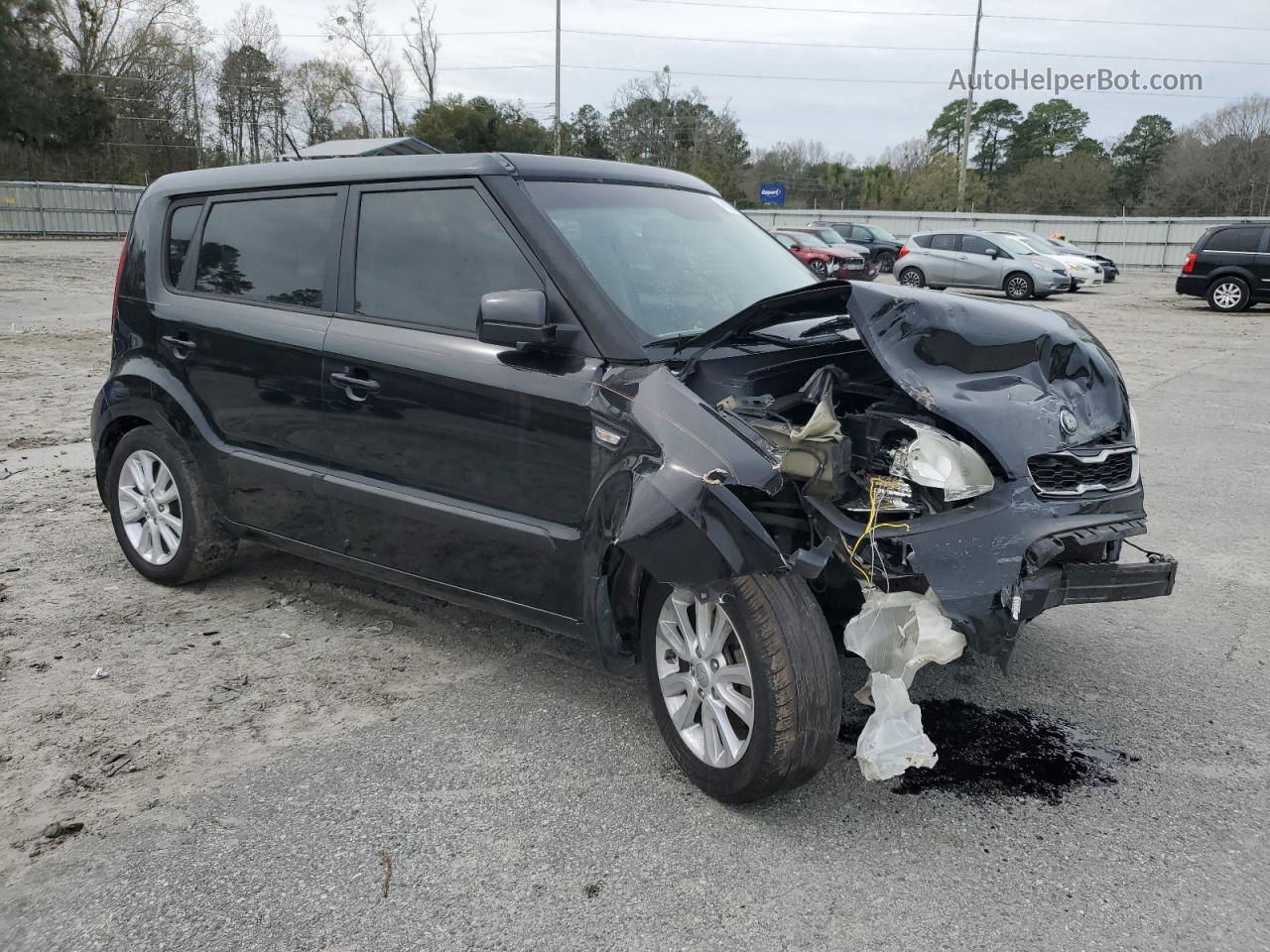 2013 Kia Soul  Черный vin: KNDJT2A50D7612407