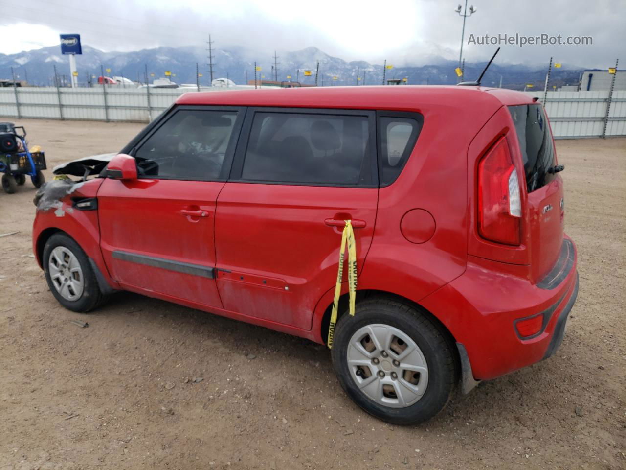 2013 Kia Soul  Red vin: KNDJT2A50D7614870