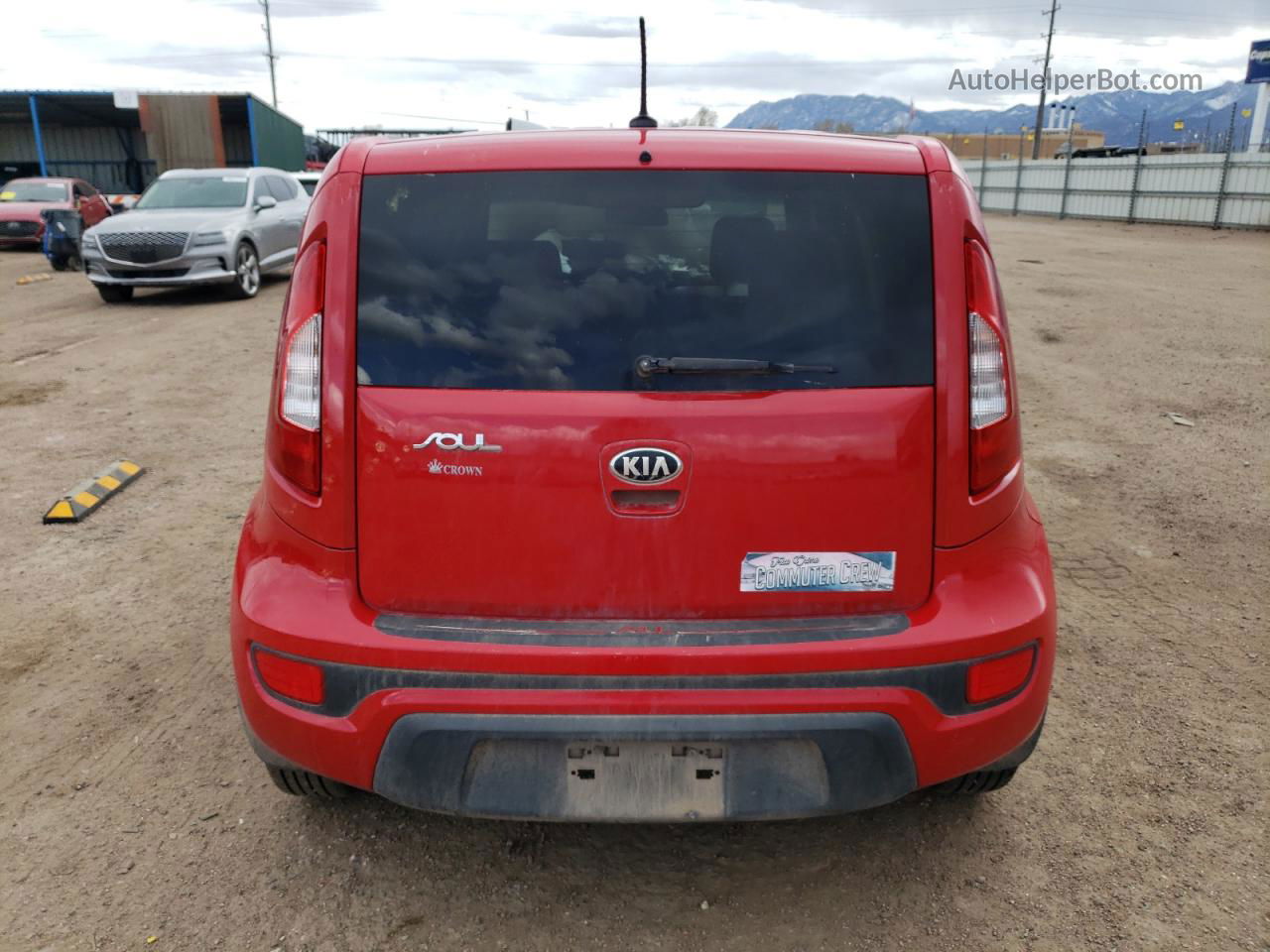 2013 Kia Soul  Red vin: KNDJT2A50D7614870