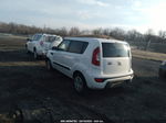 2013 Kia Soul White vin: KNDJT2A50D7777521