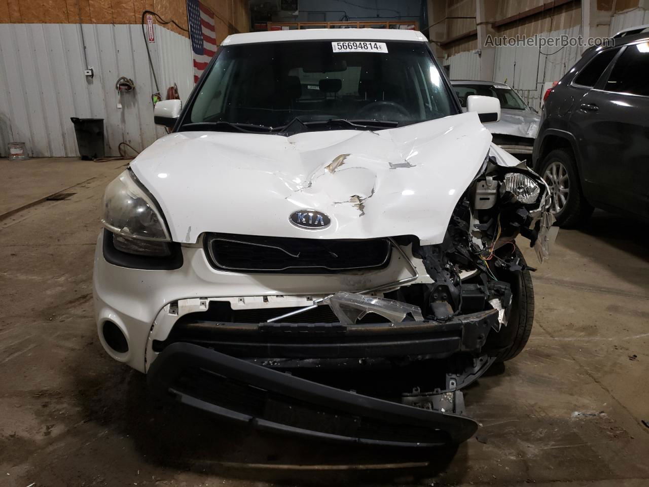 2012 Kia Soul  White vin: KNDJT2A51C7476464