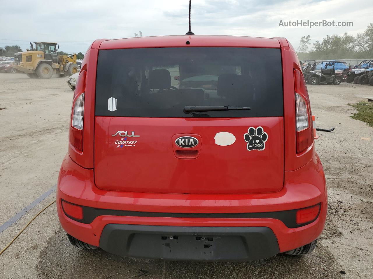 2013 Kia Soul  Красный vin: KNDJT2A51D7610505