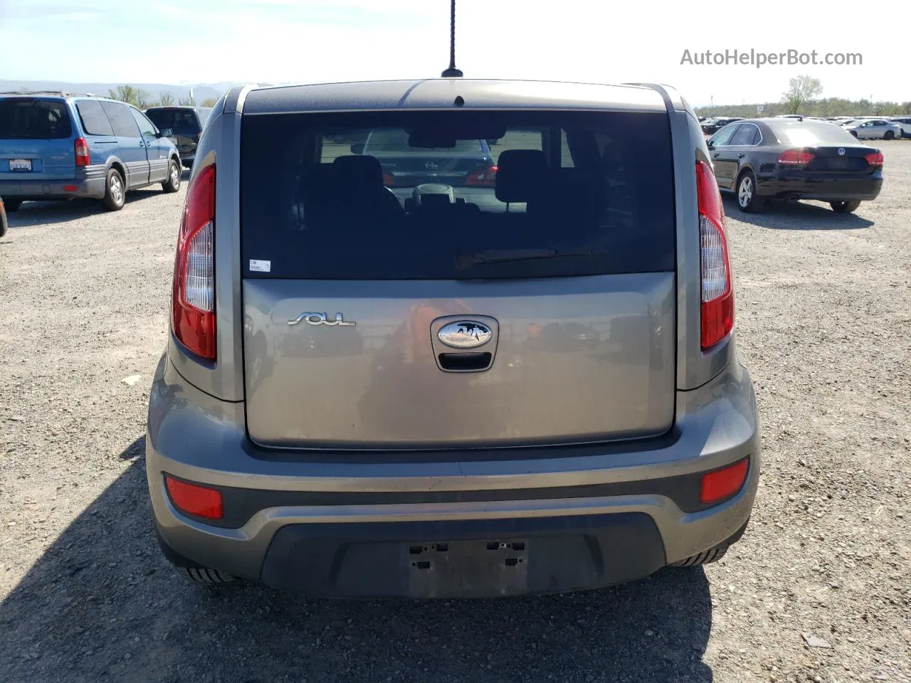 2013 Kia Soul Серый vin: KNDJT2A51D7615476