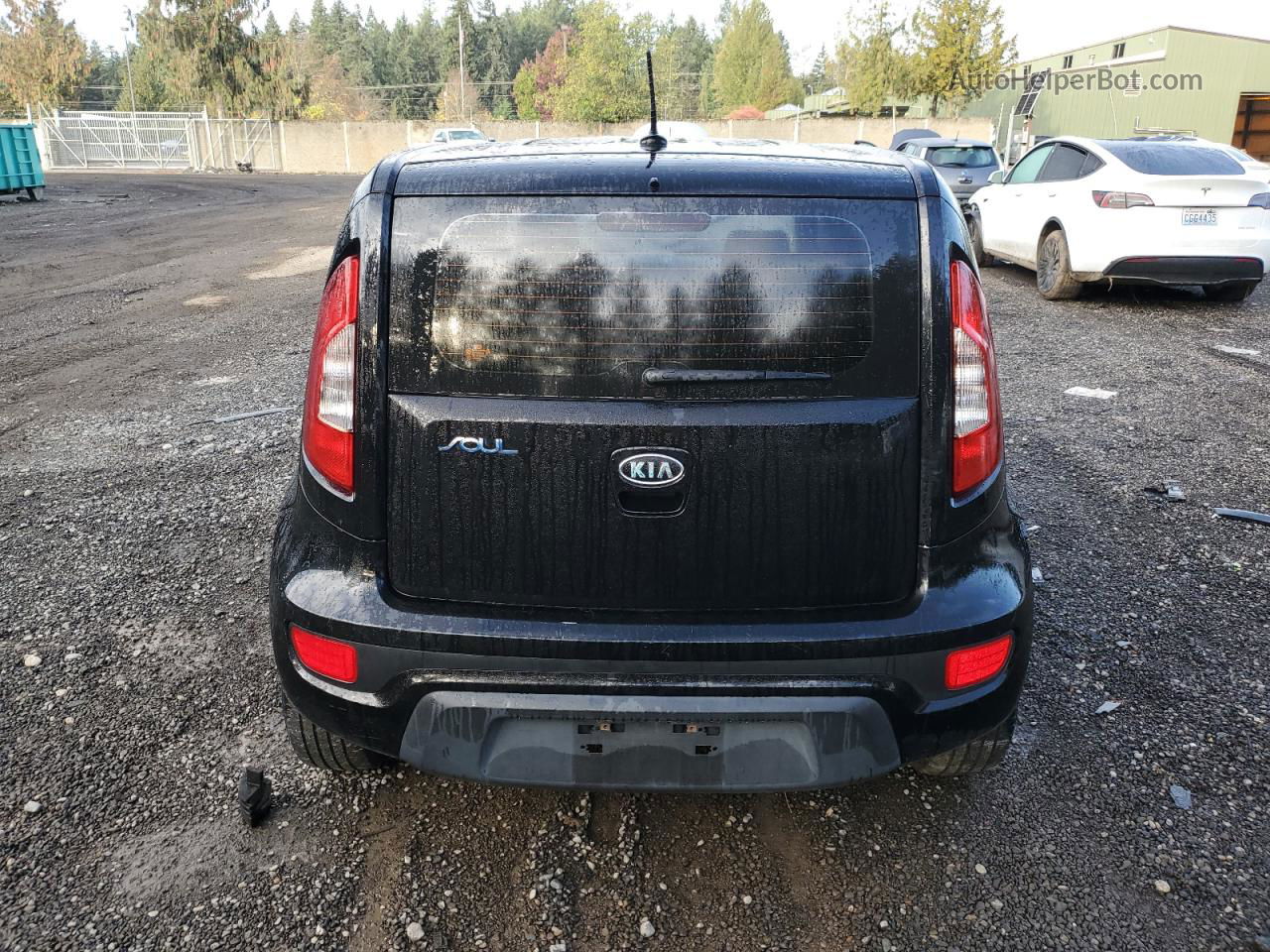 2012 Kia Soul  Черный vin: KNDJT2A52C7353997