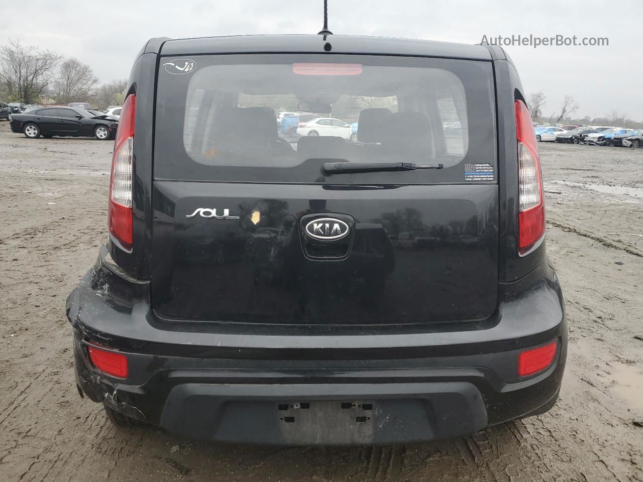 2012 Kia Soul  Черный vin: KNDJT2A52C7402051