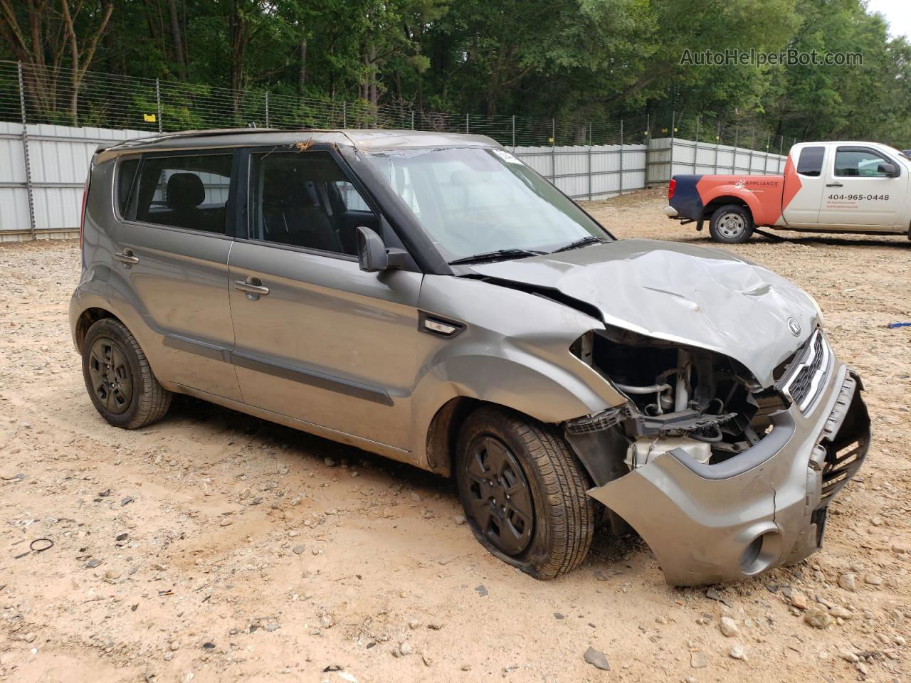 2013 Kia Soul  Gray vin: KNDJT2A52D7498958