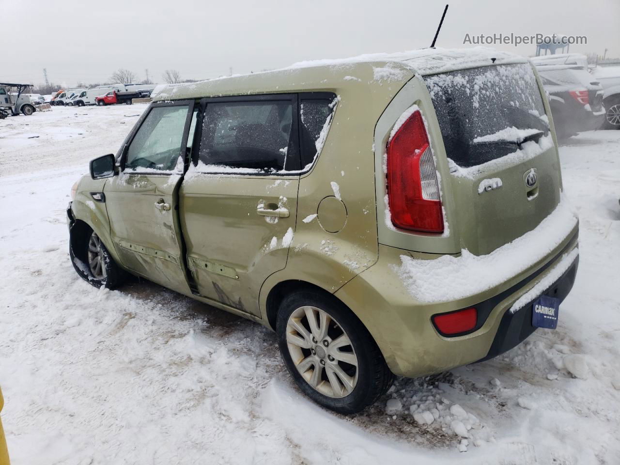 2013 Kia Soul  Зеленый vin: KNDJT2A52D7600839