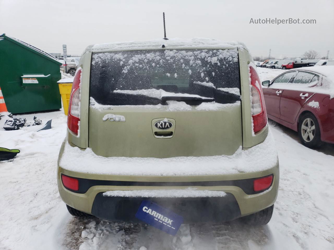 2013 Kia Soul  Зеленый vin: KNDJT2A52D7600839