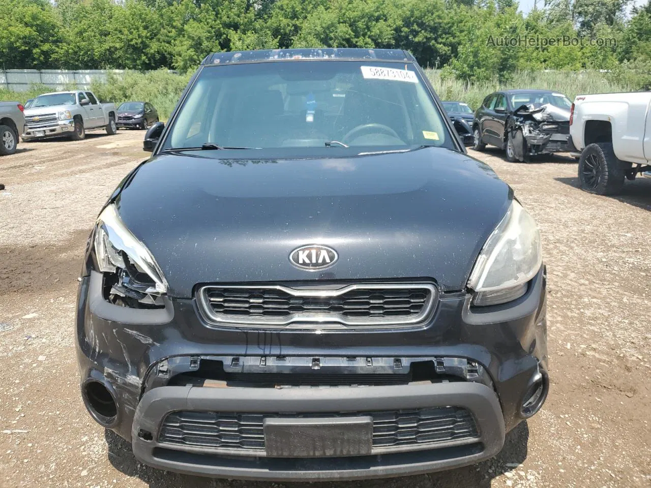 2013 Kia Soul  Black vin: KNDJT2A52D7616166