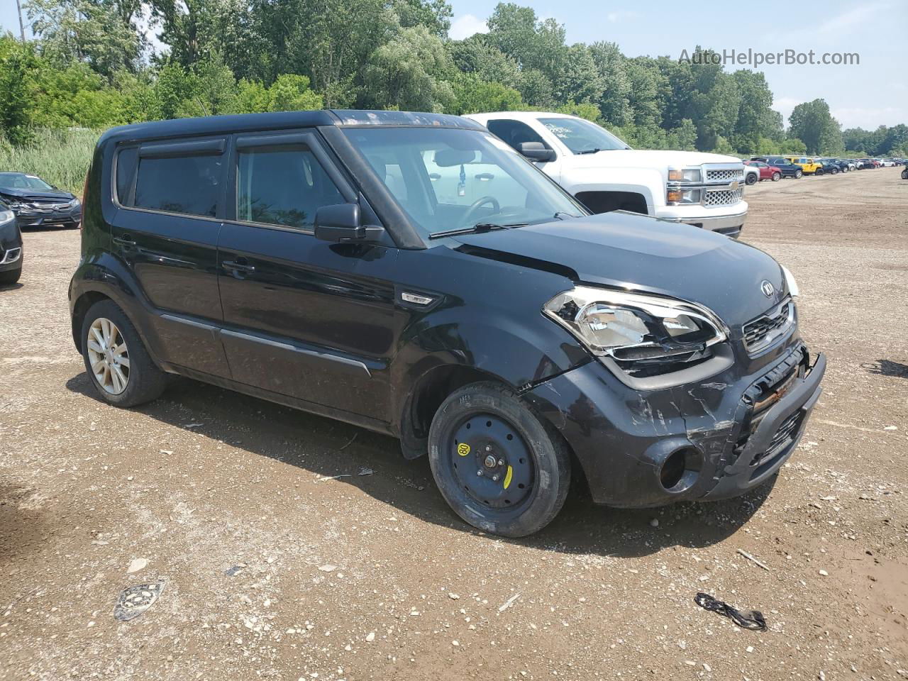 2013 Kia Soul  Черный vin: KNDJT2A52D7616166