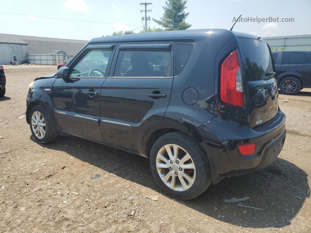 2013 Kia Soul  Черный vin: KNDJT2A52D7616166