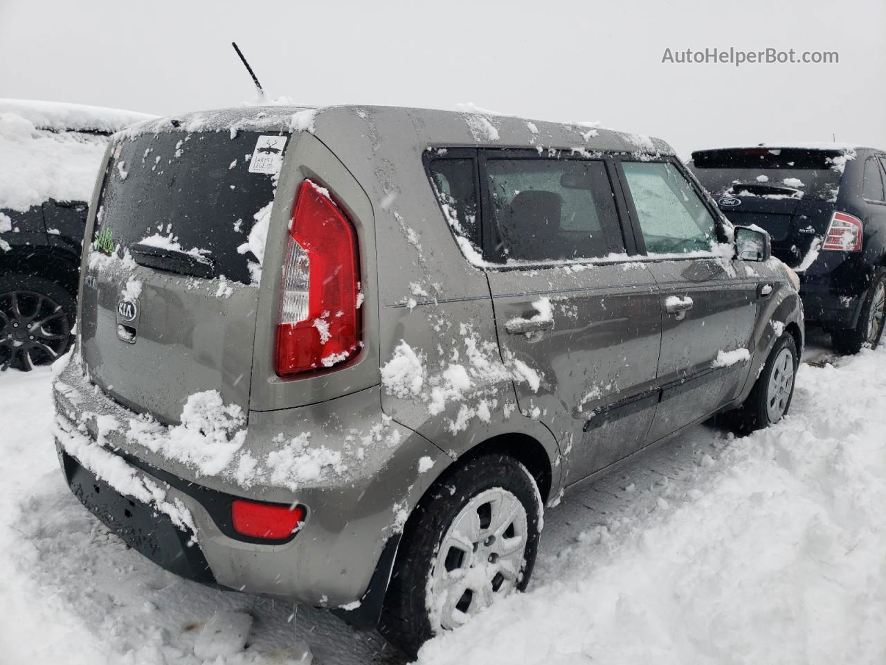 2013 Kia Soul  Gray vin: KNDJT2A52D7635557