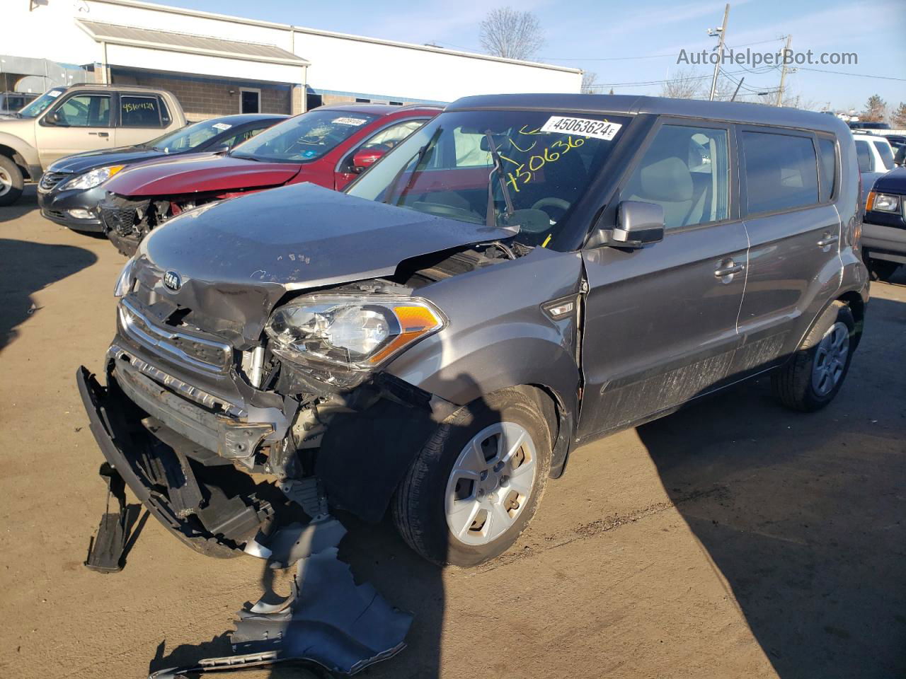 2013 Kia Soul  Gray vin: KNDJT2A53D7606892