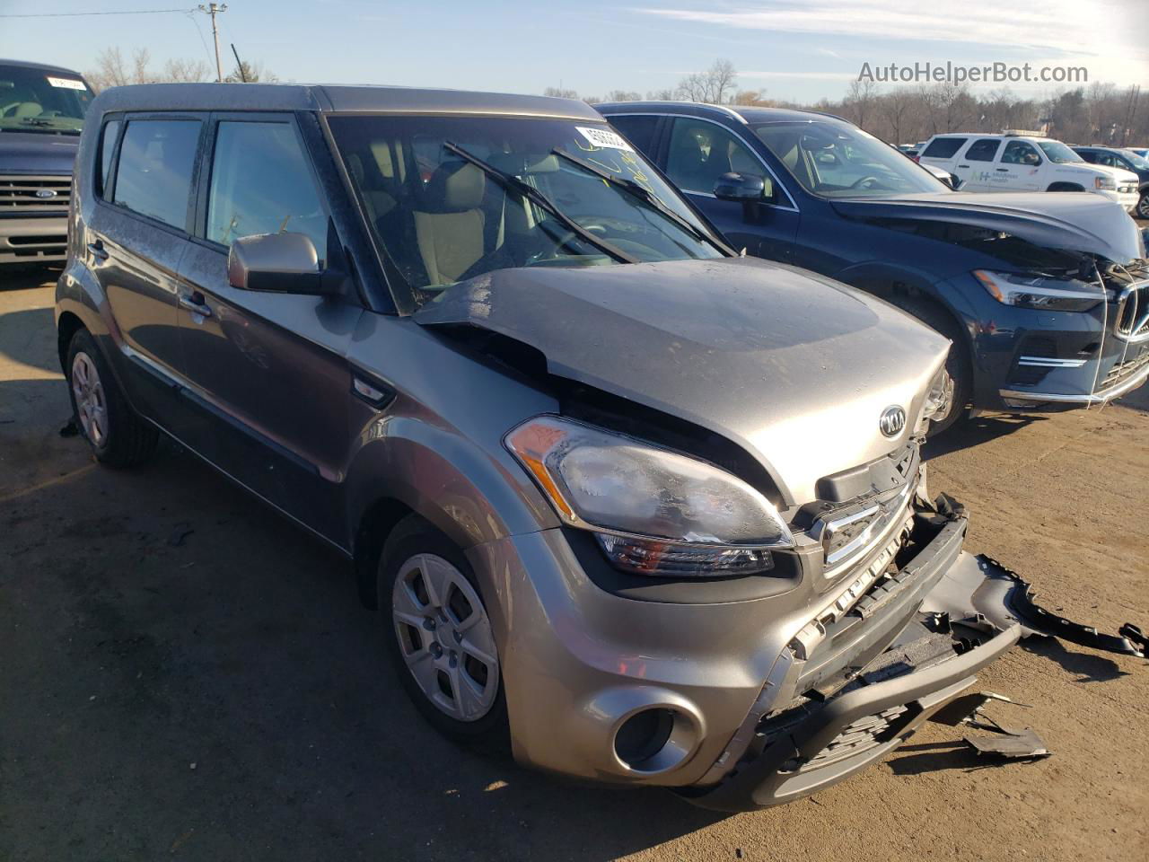 2013 Kia Soul  Gray vin: KNDJT2A53D7606892