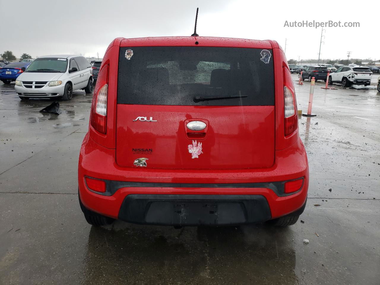 2013 Kia Soul  Red vin: KNDJT2A53D7621022