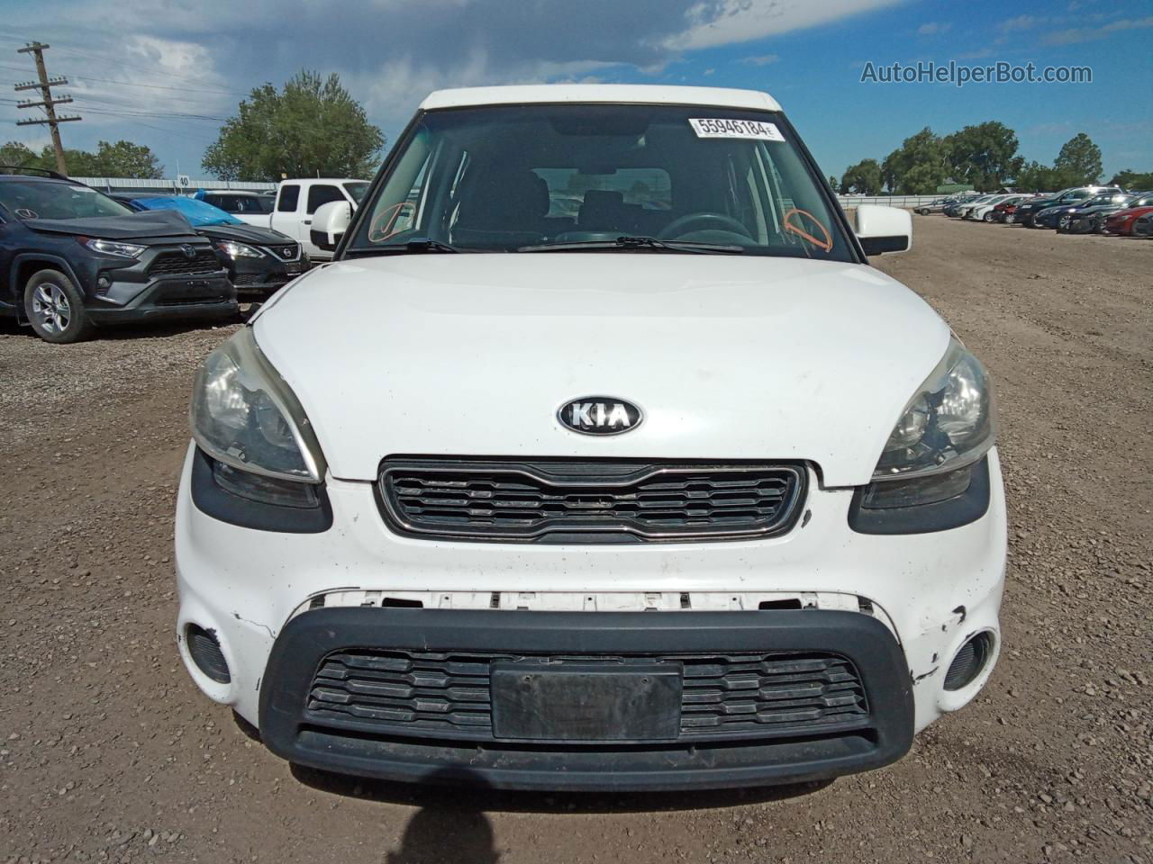 2013 Kia Soul  White vin: KNDJT2A53D7774368