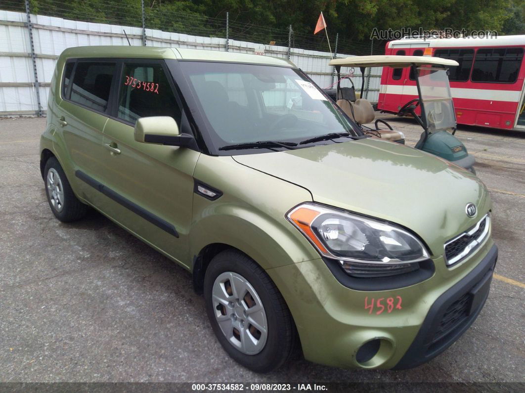 2012 Kia Soul Зеленый vin: KNDJT2A54C7442759