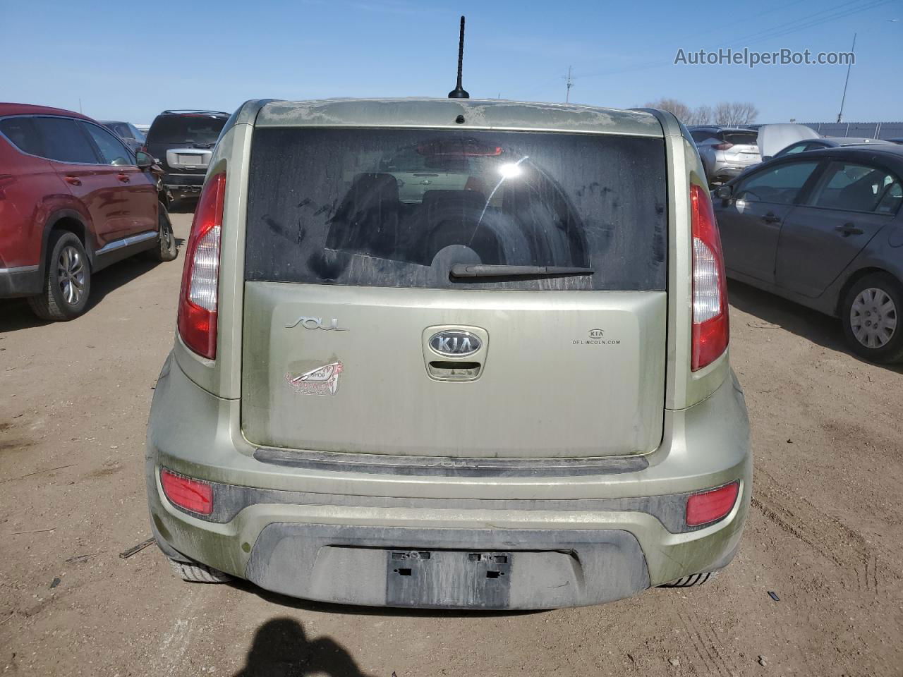 2012 Kia Soul  Green vin: KNDJT2A54C7478595