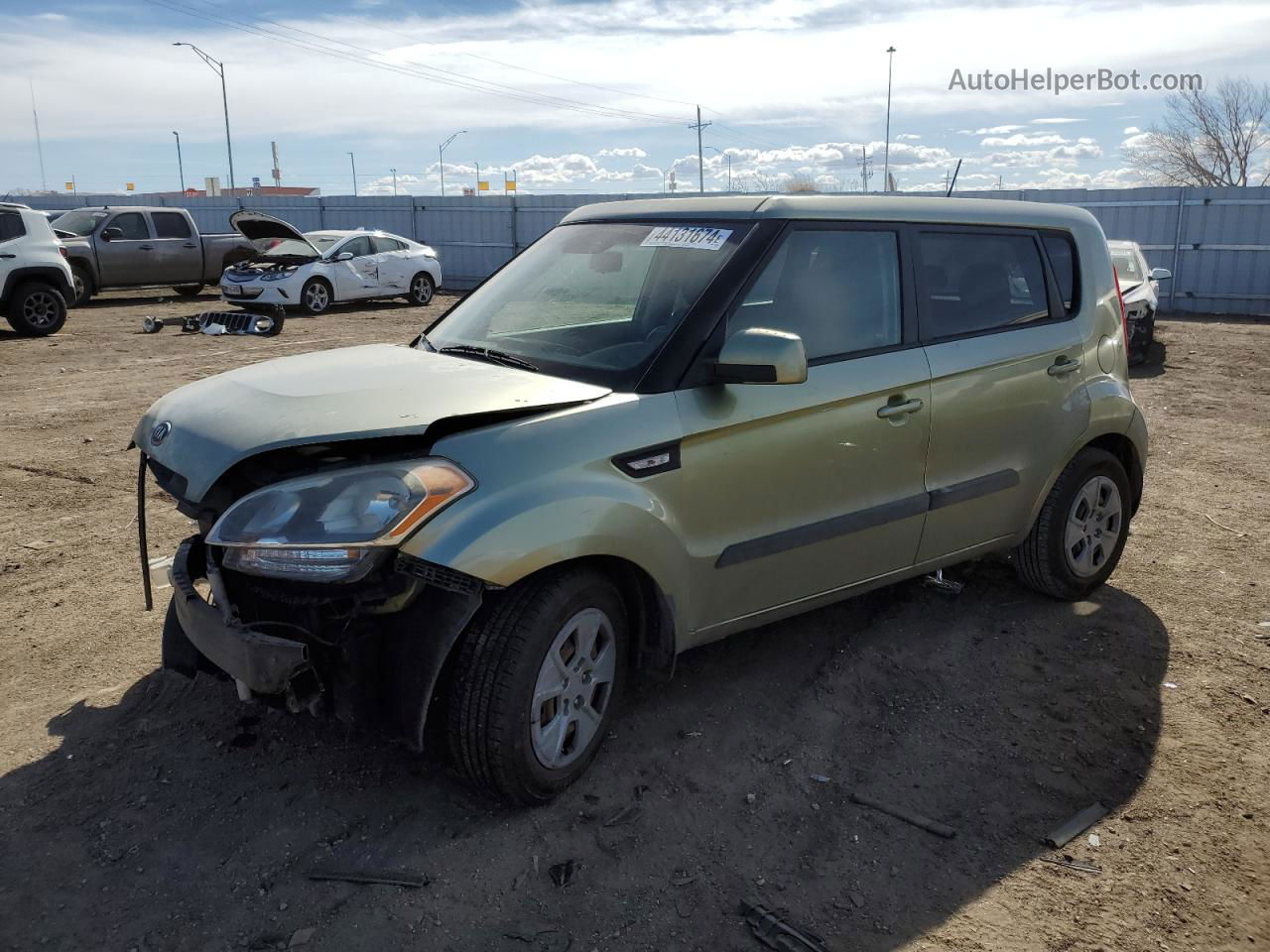 2012 Kia Soul  Green vin: KNDJT2A54C7478595