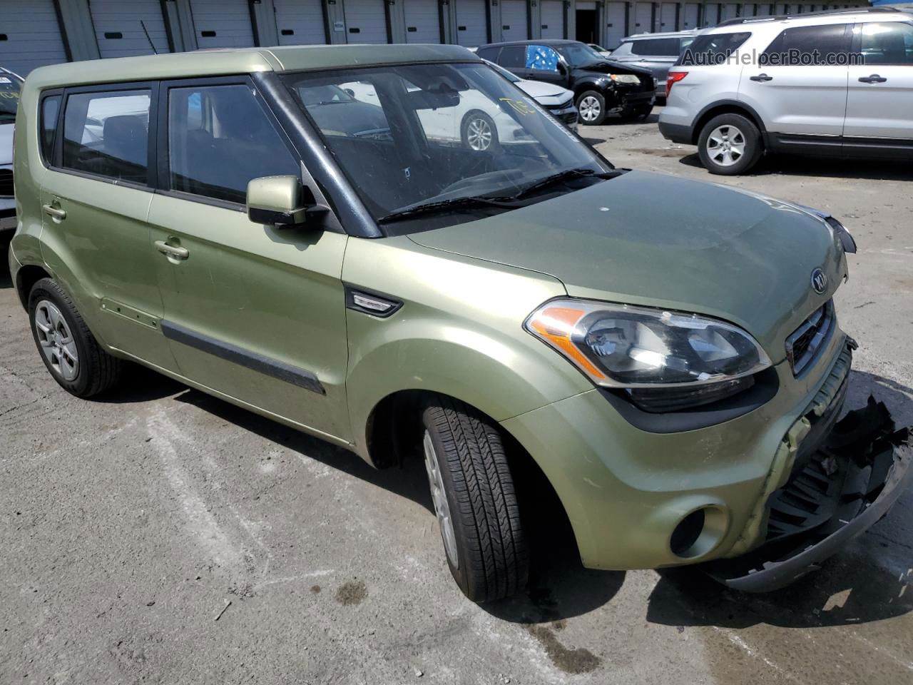 2013 Kia Soul  Зеленый vin: KNDJT2A54D7529448