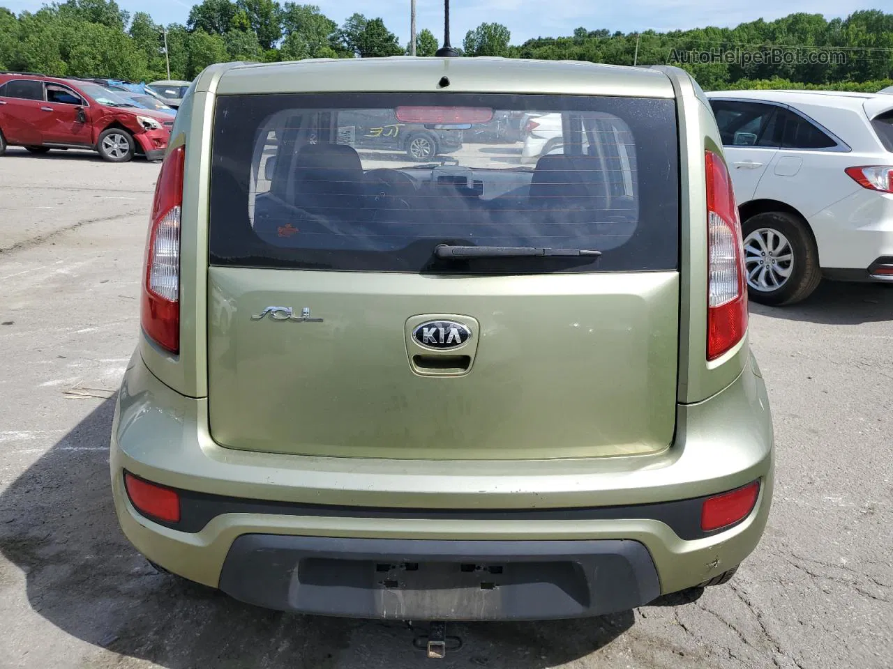 2013 Kia Soul  Green vin: KNDJT2A54D7529448