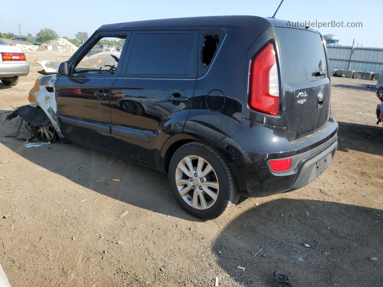 2013 Kia Soul  Черный vin: KNDJT2A54D7556326