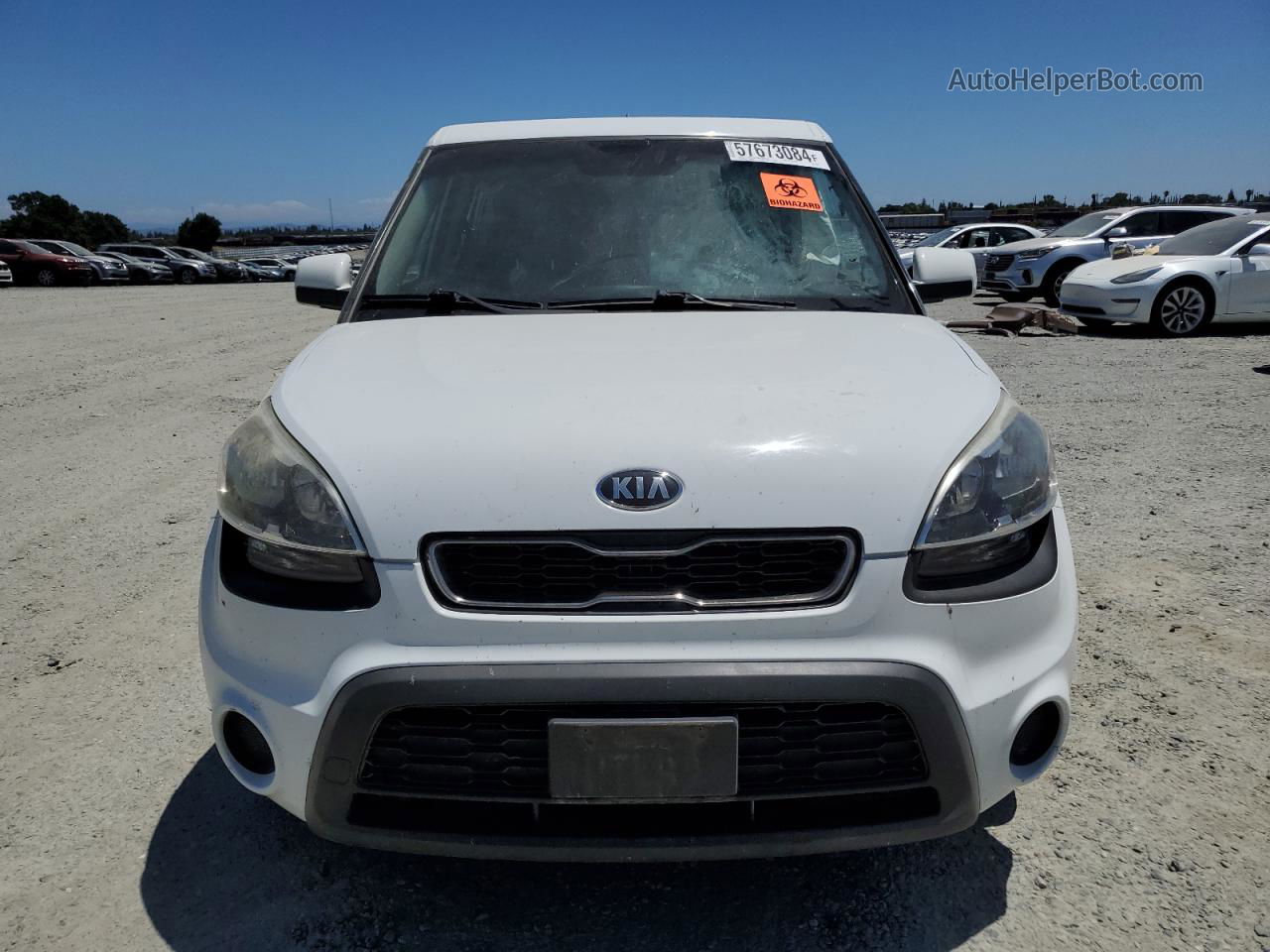 2013 Kia Soul  Белый vin: KNDJT2A54D7774881