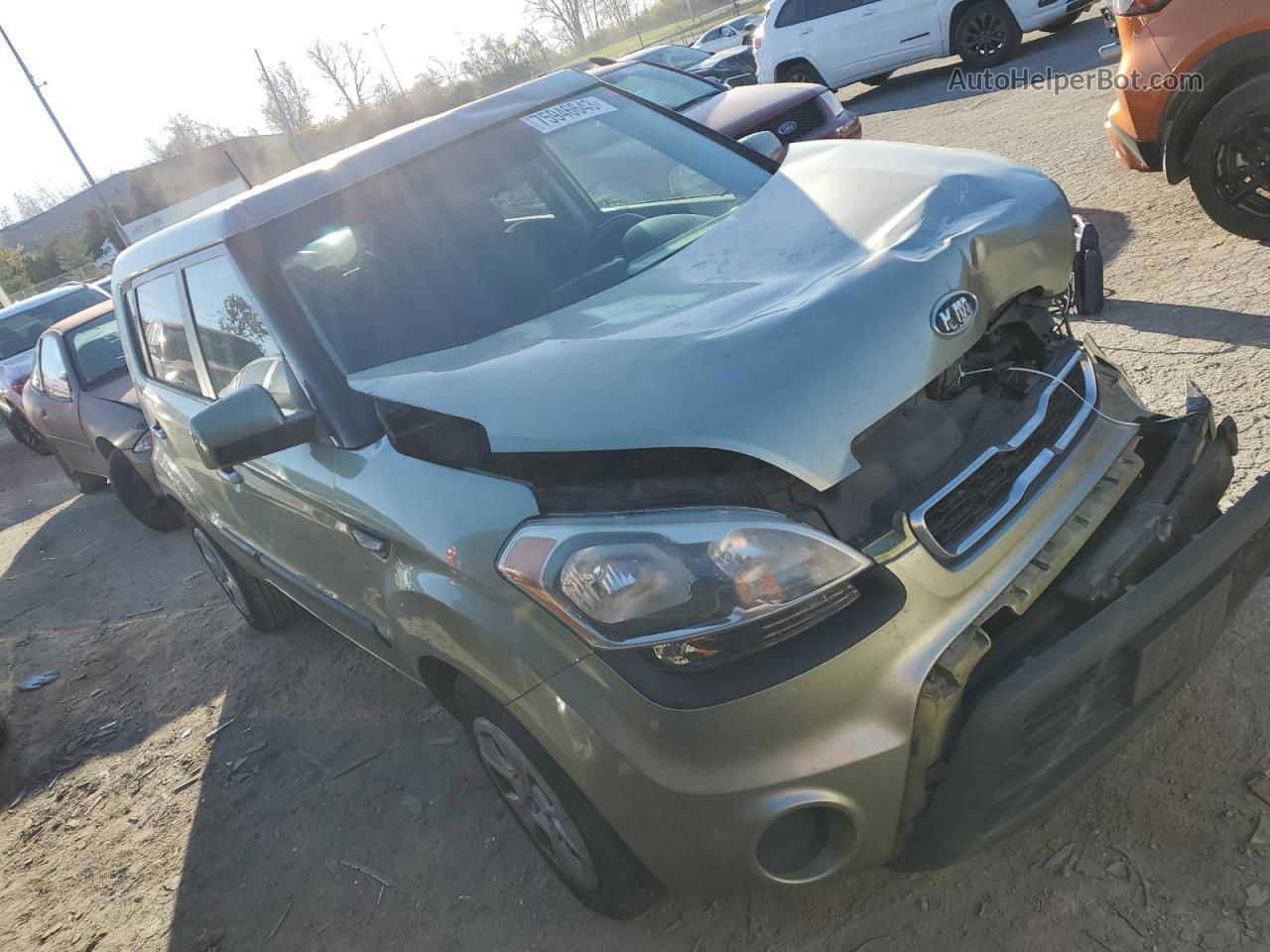 2012 Kia Soul  Green vin: KNDJT2A55C7380451