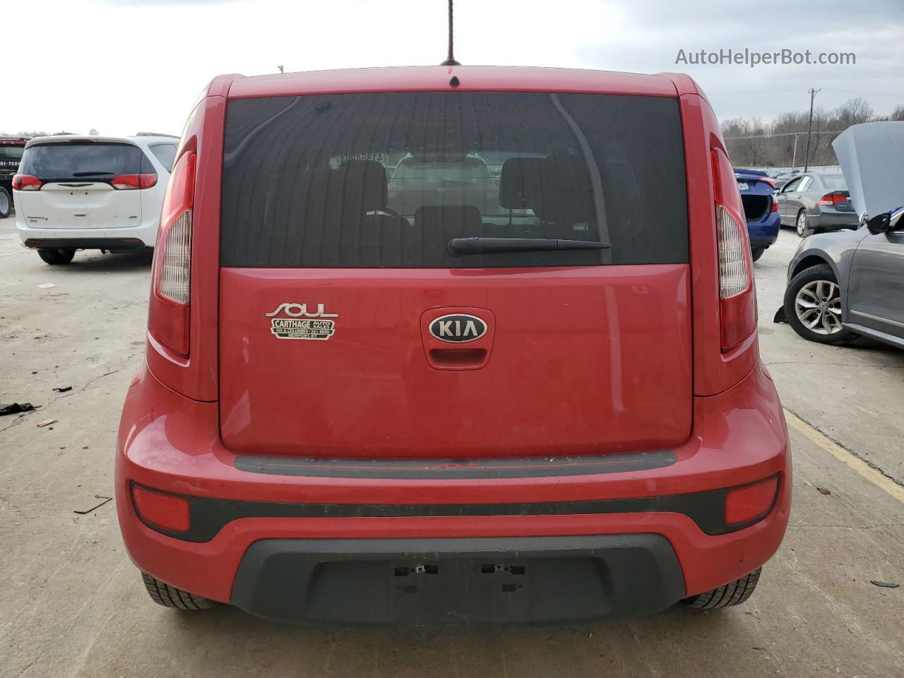 2013 Kia Soul  Red vin: KNDJT2A55D7593546