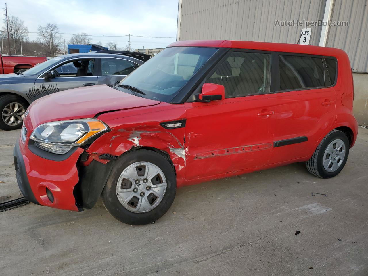 2013 Kia Soul  Red vin: KNDJT2A55D7593546