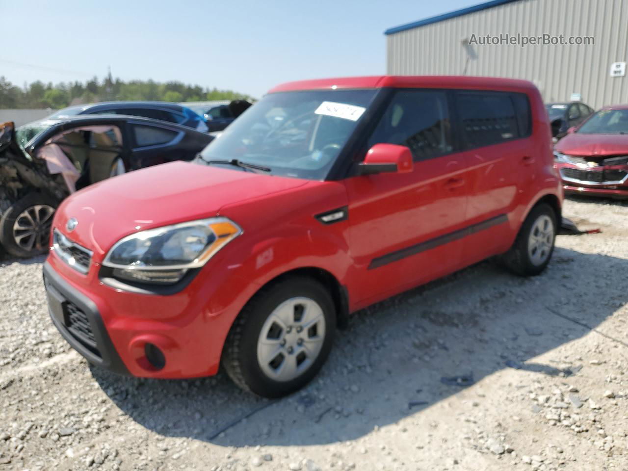 2013 Kia Soul  Красный vin: KNDJT2A55D7612869