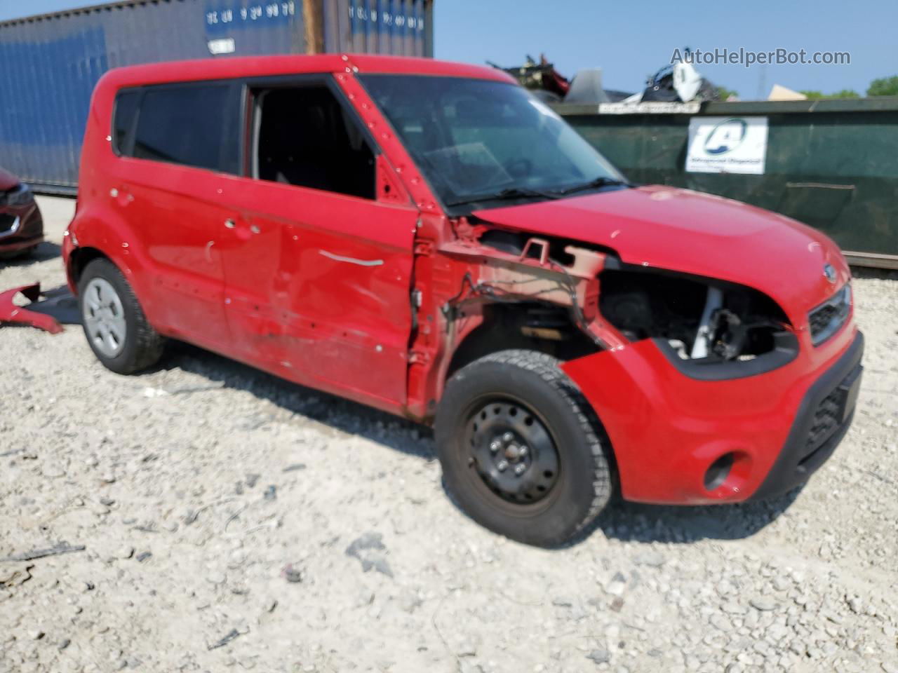 2013 Kia Soul  Красный vin: KNDJT2A55D7612869