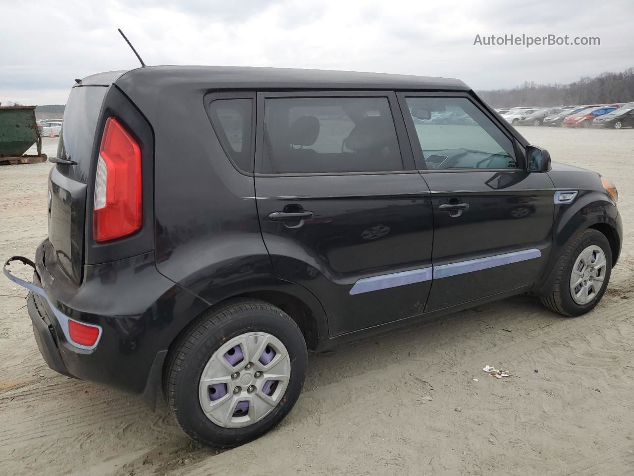 2013 Kia Soul  Черный vin: KNDJT2A55D7751254