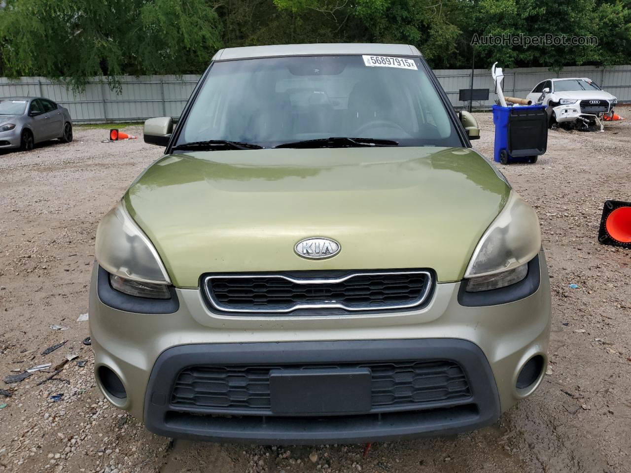 2012 Kia Soul  Green vin: KNDJT2A56C7459255