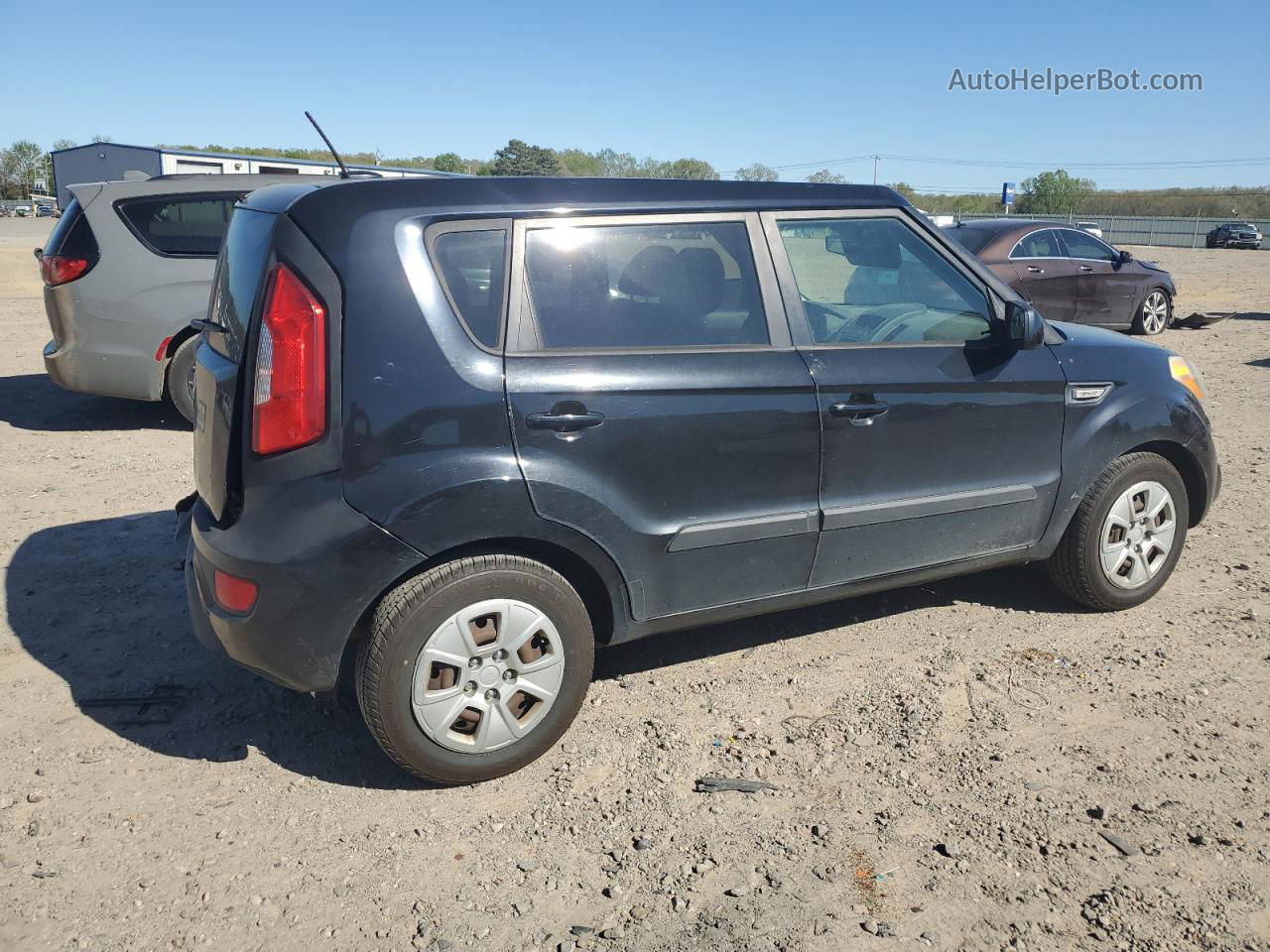 2012 Kia Soul  Черный vin: KNDJT2A56C7744652